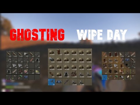 GHOSTING A 40 MAN ZERG FOR EVERYTHING!! - RUST