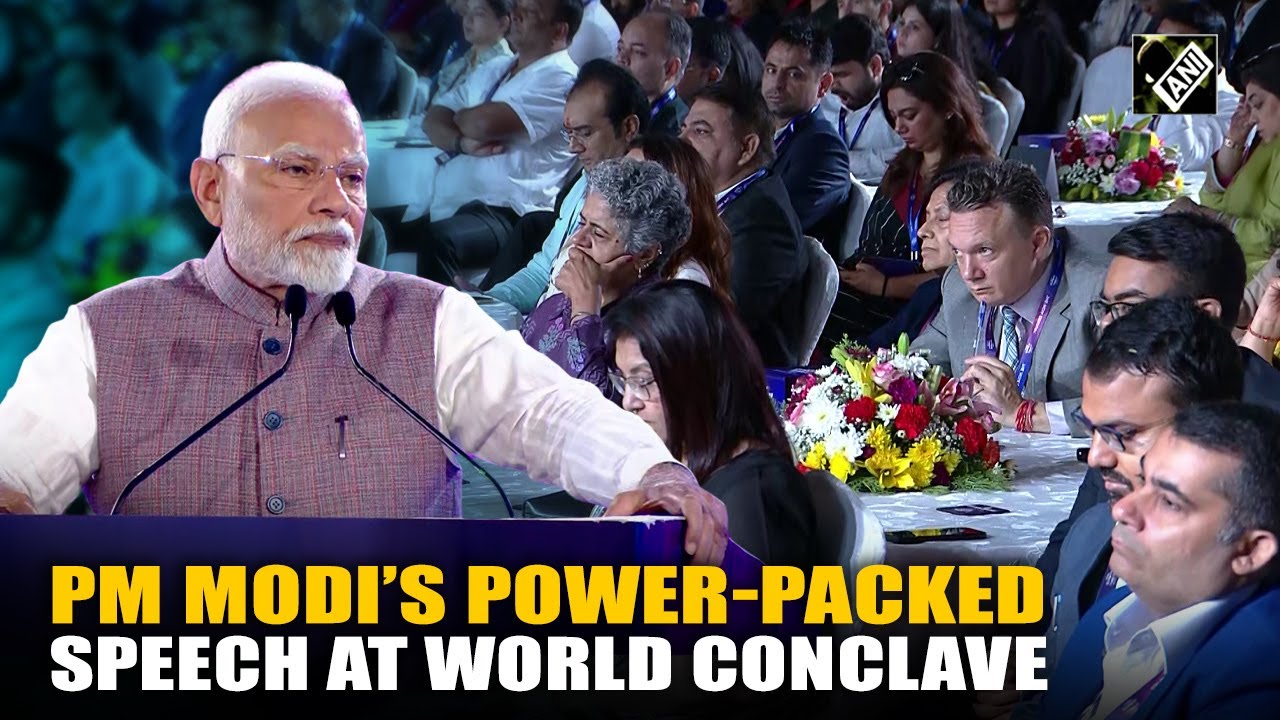 From India’s message for world to ‘Indian century’, PM Modi power-packed speech at world conclave