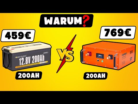 The truth about the BMS of lithium batteries LiFePO4 ➡️ Creabest VS Power Queen 200Ah