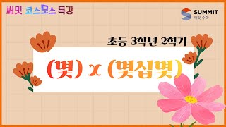 [써밋코스모스 특강] 3학년2학기 (몇) x (몇십몇)