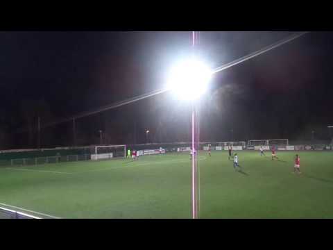 Harlow Town 0-2 Enfield Town.  Bostik Isthmian League Premier Division.  Tue26Dec2017