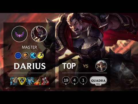 Darius Top vs Sett - EUW Master Patch 12.5