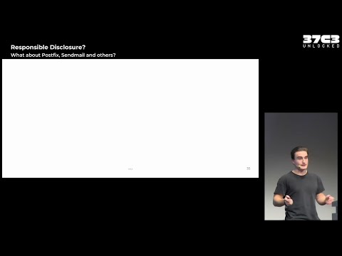 Video Thumbnail: 37C3 - SMTP Smuggling – Spoofing E-Mails Worldwide