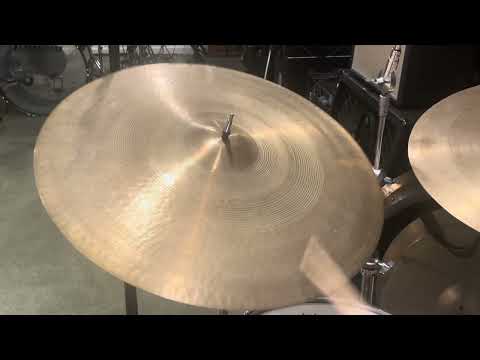 Zildjian 22" A Transition Stamp Ride ~2700 grams 1946-1953 image 10