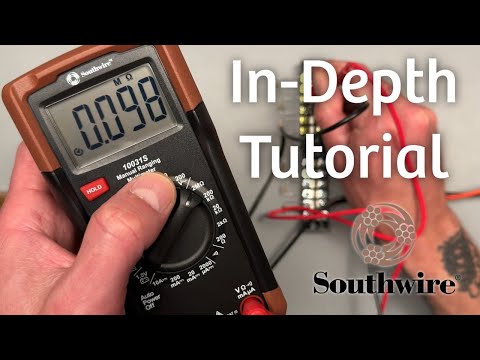 How to Use Southwire 10031S Manual Ranging 10037K Electrical Test Kit Multimeter for Beginners 💡🔌📏