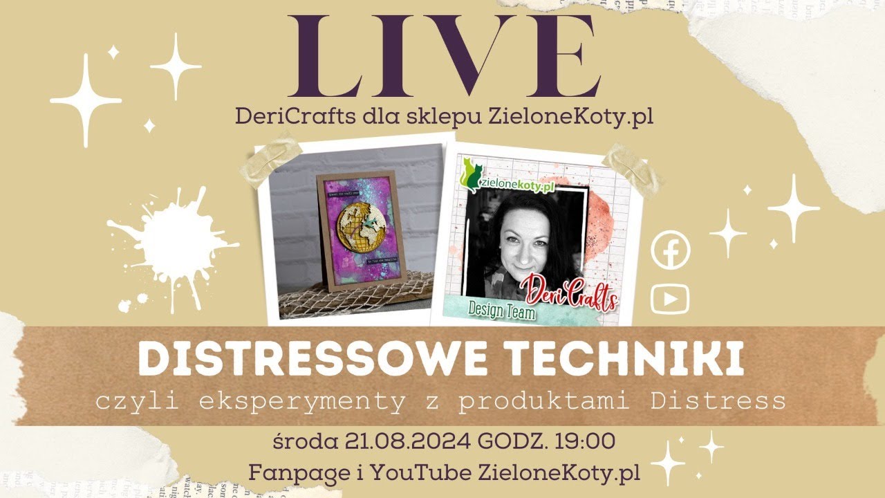 Na bogato! Kartka z transmisji LIVE | DeriCrafts