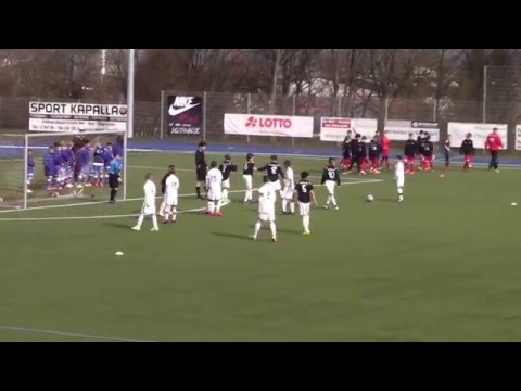 1. FSV Mainz 05 U12 vs Karlsruher SC U12 1:1; LV in Meisenheim 07.03.2015