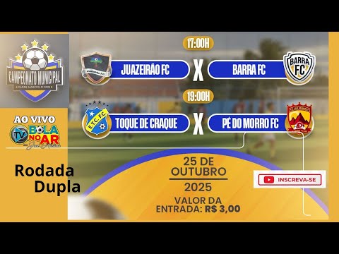 RODADA DUPLA - 17:00H - CAMPEONATO MUNICIAPL DE PADRE MARCOS