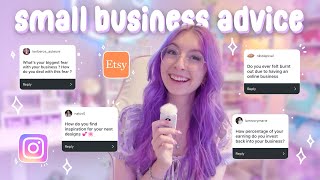 Sharing my secrets and answering your questions! 💖 Q&A for small biz, social media, and cross stitch