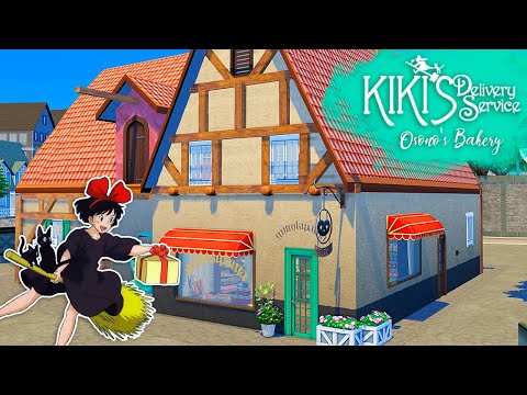 GUCHOKIPANYA, KIKI'S DELIVERY SERVICE || Speed Build || Simsbiosis