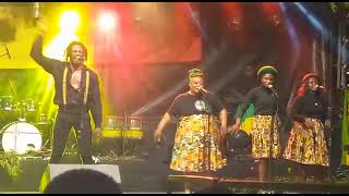 Lucky Dube serious reggae business live by @Makwando and Agape Band