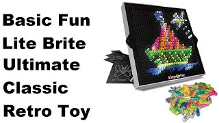 Basic Fun Lite Brite | Ultimate Classic Retro | Toy Gift for Girls and Boys