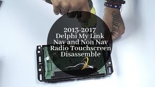 How to disassemble and repair touchscreen in a Buick Chevrolet GMC Mylink 6.5" Delphi Radio