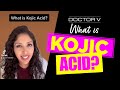 Doctor V - What Is Kojic Acid | Skin Of Colour | Brown Or Black Skin | #shorts