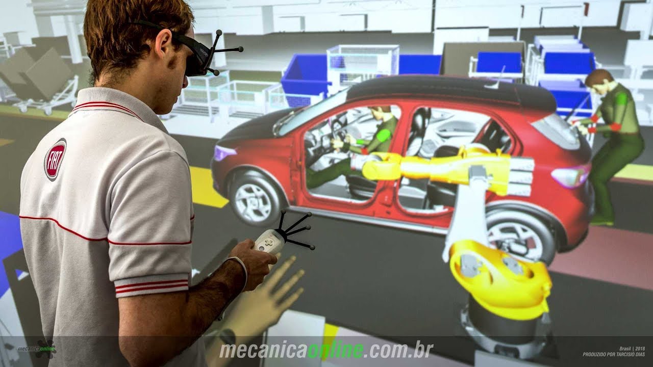 Fábrica Fiat (MG) - Indústria 4.0 - Realidade Virtual - 2 de 3