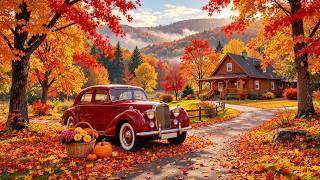 Peaceful Autumn Music 4K 🍂 Calm Nature Sounds, Healing Music & Deep Relaxation