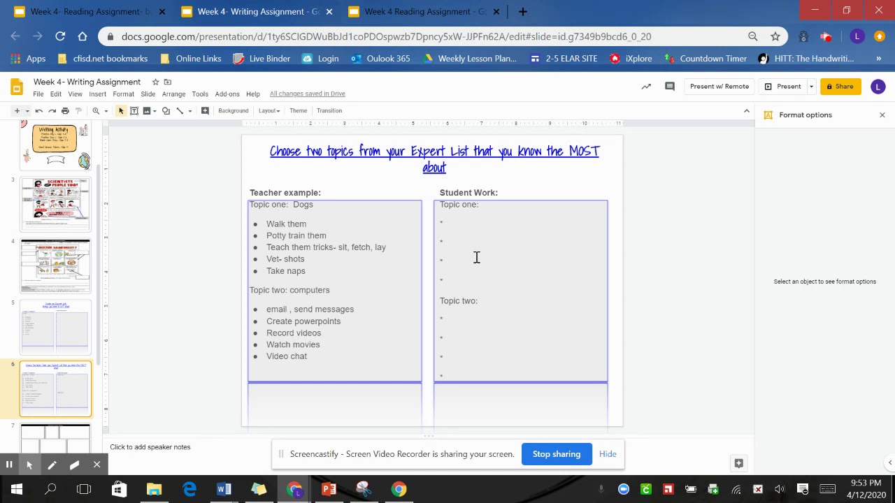 Week 4: Writing Assignment