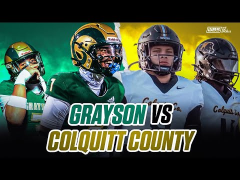 A DOGFIGHT IN ROUND 2‼️🎥 | Grayson vs Colquitt County Full Game Highlights