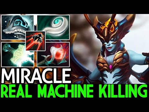 Miracle- [Queen of Pain] Real Machine Kill Monster Unleashed 7.21 Dota 2