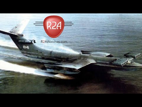 Caspian Sea Monster Ekranoplan Flight Video