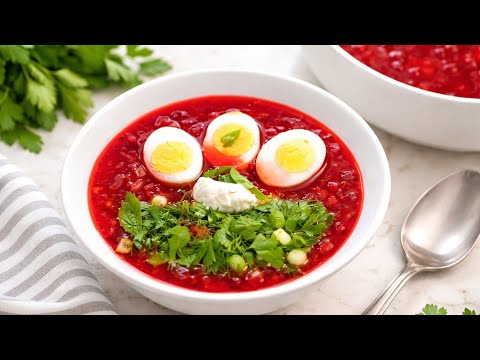 Chilled Red Ruby Borscht Recipe! |Refreshing And Delicious