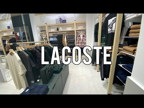 🎈LACOSTE  opening of a NEW STORE and a new collection of clothes and shoes