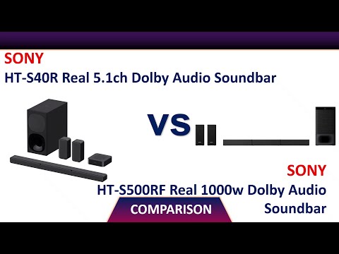 Thumbnail for 🔥 Sony HT-S40R vs Sony HT-S500RF | 5.1ch Dolby Audio Soundbar Comparison! 🔊⚡
