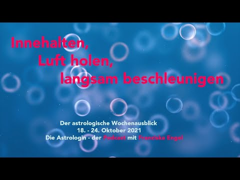 Innehalten, Luft holen, langsam beschleunigen