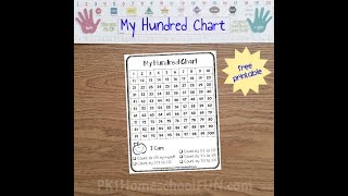 My Hundred Chart Free Printable