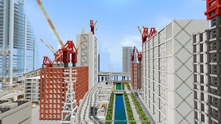 砂姫県（PV）制作期間1年１ヶ月の都市  マイクラ