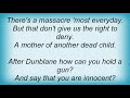 Uk Subs - Dunblane Lyrics