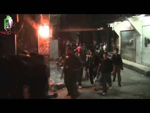 انتشار عناصر لواء تحرير الشام في حي القابون في مدينة دمشق