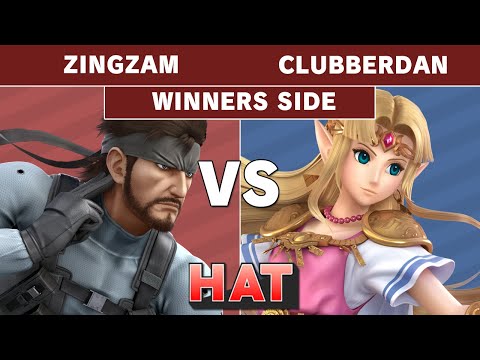 HAT 90 - UCLA | ZingZam (Snake) Vs. Zzz! | ClubberDan (Zelda) Winners Side - Smash Ultimate