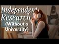 How To Become An Independent Scholar Researcher