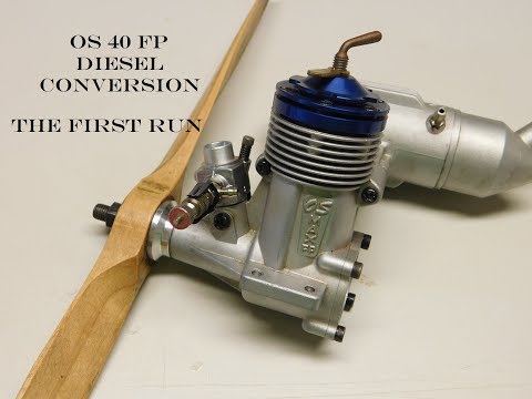 OS 40 FP Diesel Conversion Part 2 The First Run **Bella**