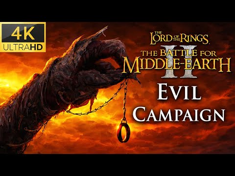 Lord of the Rings: Battle for Middle-earth II | Evil Campaign l Full Walkthrough (4K HD)