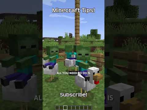 How To Summon A Chicken Jockey With Commands In Minecraft!
