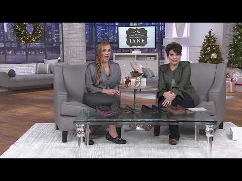 Earth Origins Leather Slip-On Flats - Leslie on QVC