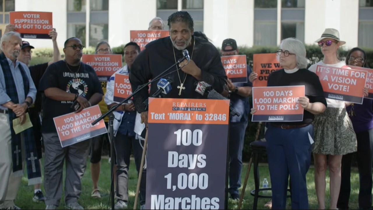 Bishop William J. Barber II, Repairers of the Breach |  NC House Bill 958 News Conference