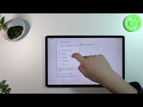 How to Change Alarm Sound on SAMSUNG Galaxy Tab S7 FE | Available Sounds of Alarms on SAMSUNG Galaxy