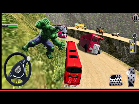 Crazy Uphill Bus Driver Sim 3D | Bus Simulator Games For Android l Best bus driving games on android