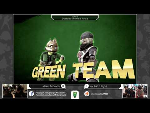 GUMS 16 Doubles (Winner's Finals) - Light + InC Koolaid vs Marss + Craftis