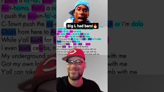 Big L had bars! 🔥 #BigL #TakeItToTheLab #hiphop