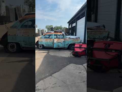 Thumbnail for This 1955 Ford Fairlane is 70 years old ! Another Classic Car at Auto Parts City, next stop CRUSH. by 1955 Ford