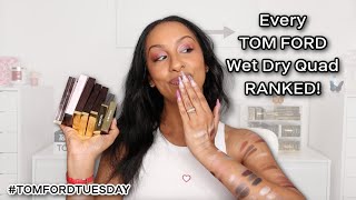 Ranking My Tom Ford Wet Dry Eyeshadow Quads | ✨ Best & Worst Formula Picks | Mo Makeup Mo Beauty