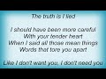 Billy Joe Royal - The Truth Is I Lied Lyrics