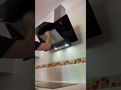 Campana extractora en cristal negro de Teka #cocina #kitchen