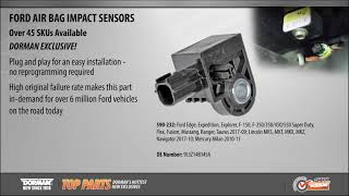 Front Airbag Impact Sensor 2009-18 Ford - video thumbnail 4