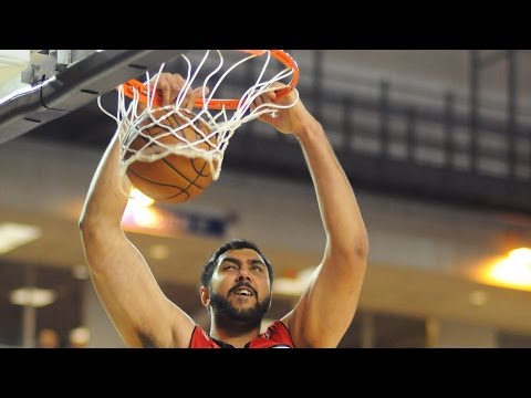 Sim Bhullar Throws Down Four Dunks Against Legends