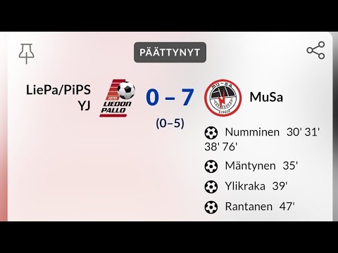 LiePa/PiPS YJ - MuSa (T15 Ykkönen, 4.5.2024)